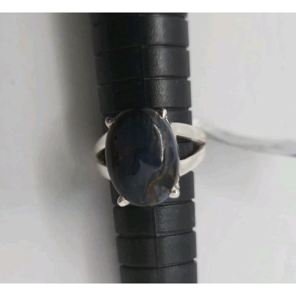 TGGC Tookalon Pietersite Ring 925 Sterling Silver Size 5 4.32ct COA NWT Ltd Ed